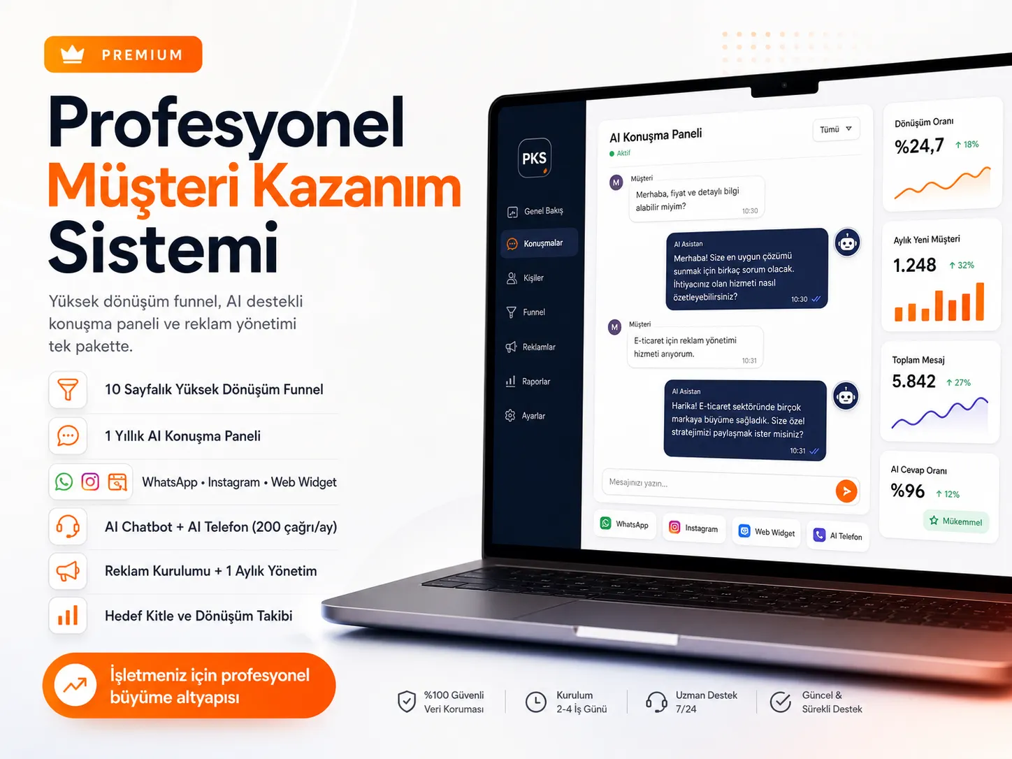 Profesyonel Müşteri Kazanım Sistemi